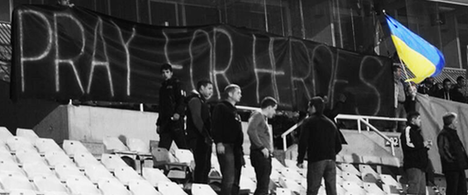 Ucraina Dinamo Kiev ultras Metalist Kharkiv Piazza Maidan